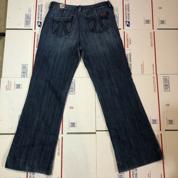 EUC Women's Seven7 Premium Denim Boot Cut Jeans Stretch Size 4 - Picture 2 of 10